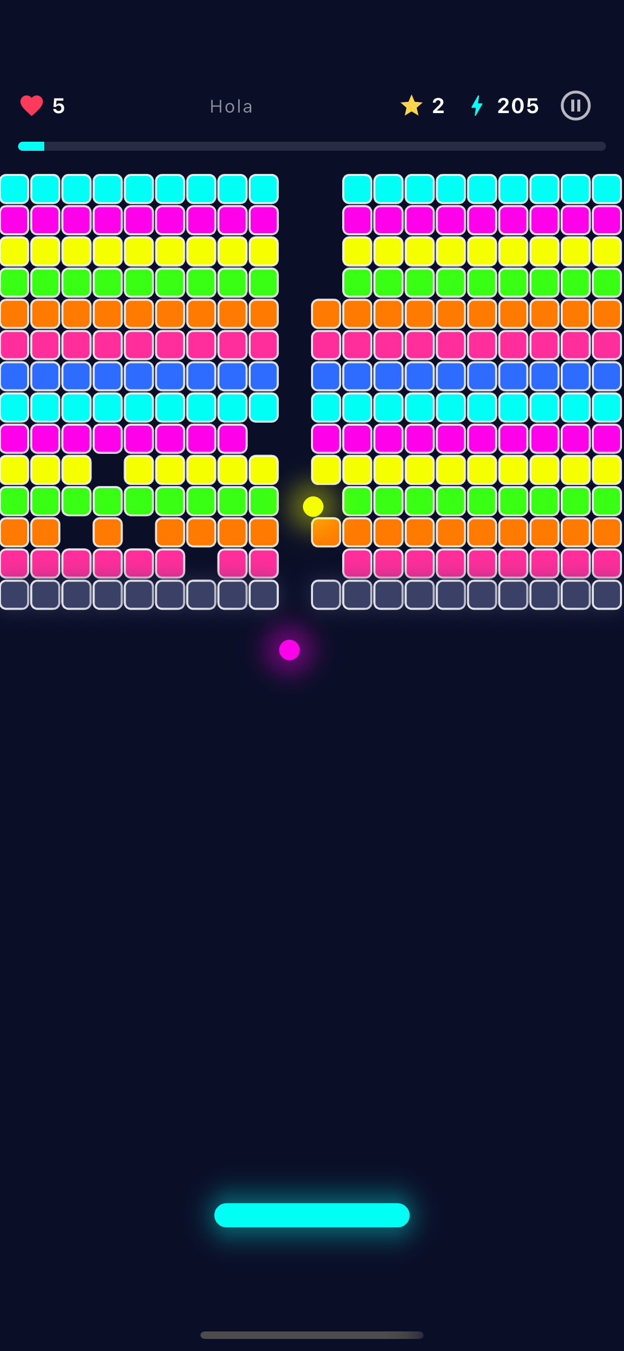 Brick Breaker: Neon